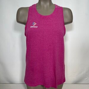 USA Volleyball Team Issue Mizuno Pink Mesh Racerback Tank Top Women's MEDIUM